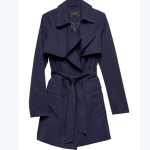 Banana Republic Navy Short Trench